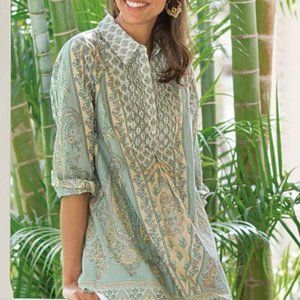 Soft Surroundings Tabitha Tunic Top Plus 1X